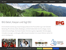 Tablet Screenshot of bigdetail.com